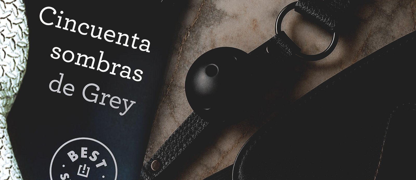 Portada del libro 'Cincuenta sombras de Grey', de E.L. James, utilizado como ejemplo de bestseller.