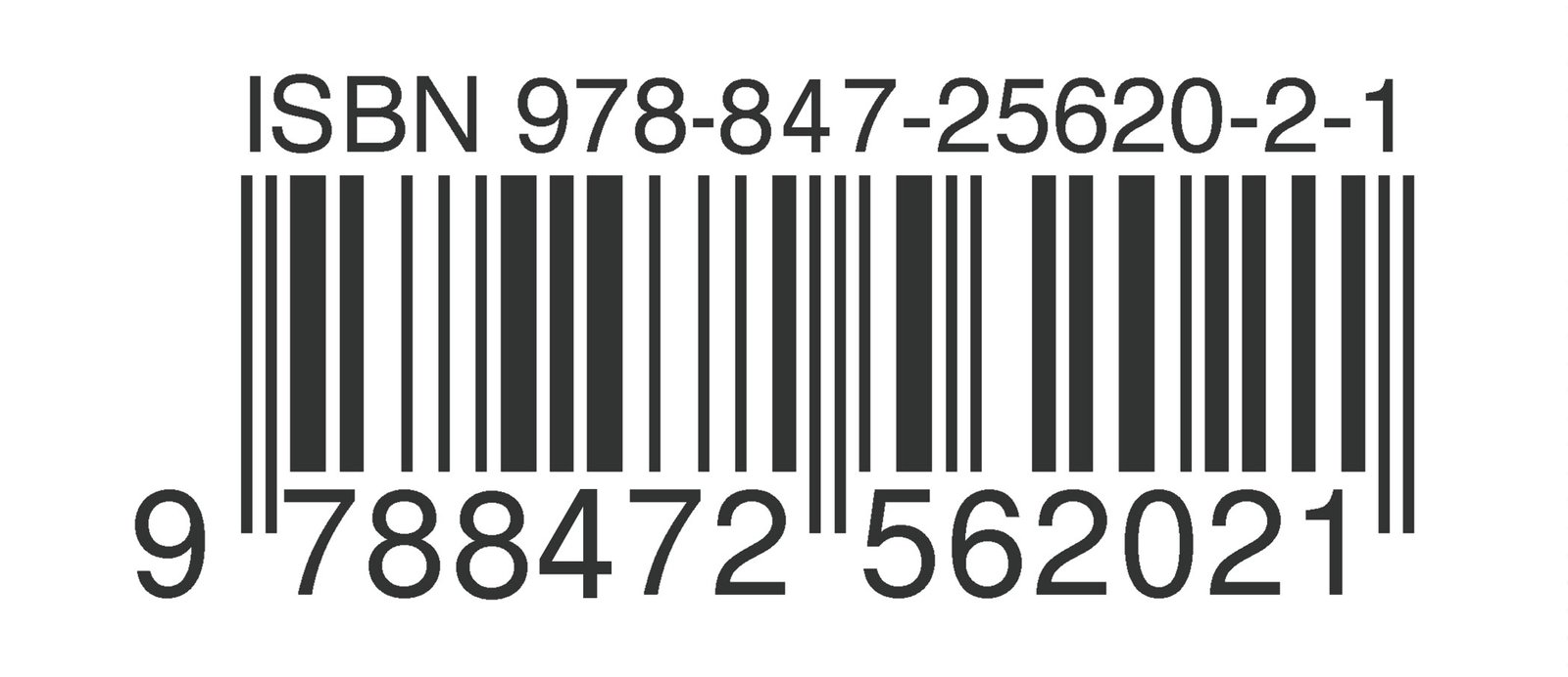 El ISBN no es solo un código de barras: es la matrícula de tu libro en el mercado editorial. Imagen de un código de barras y su número ISBN correspondiente, ilustrando el identificador único para la comercialización de un libro.